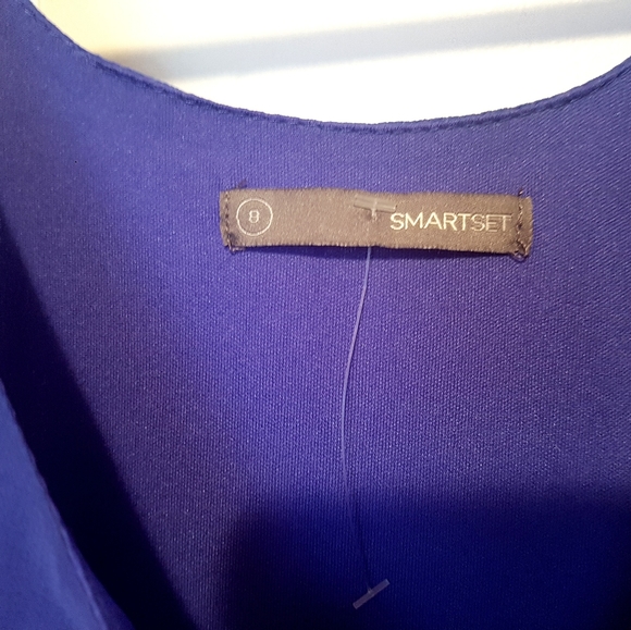 NEW Blue /black fitted dress - Picture 5 of 7